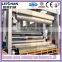 Overfeed paper rewinder machine in paper making production line