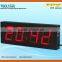 4 inch 4 digits LED indoor decorative wall clock