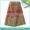 2016 Hot selling cheap red green african net french tulle lace fabric wholesale embroidery lace fabric for wedding dress