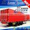 Qingdao Juyuan Coal transporting dry van type box truck Enclosed cargo semi trailer