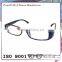 Classic style shape and Pattern spliced ce eye glasses