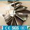 Decorative indoor customized wooden floating staircase manufacturer--YUDI