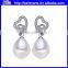 Best Seller ! Wholesale Jewelry Fashion Women's Big Fake Pearl Earrings