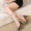 2016 Latest Design Wholesale Korean Ladies High Heel Dress Shoes for Women