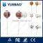colorful funny high quality football earphone