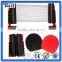 Flexible extension indoor nylon table tennis net for hot sell, porpular retractable standard size table tennis grid set