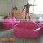 1.8M shaped FRP leisure chair fiberglass molded lip arm chair RUYA furniture design