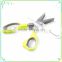 5 Blade Herb Scissor with Anti-Slip Silicone Coated On The Handle Five Stainless Steel Blades For Chopping Herbs Fast