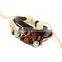 cheap braided fashion unisex leather bracelet