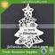 White Polyresin Star Hanging Ornament for Christmas Tree Decoration