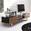 dining room design sideboard walnut & black
