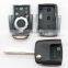 Hot sale VW 3 buttons vw passat b5 key car for vw pa66-gf30
