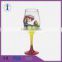 Hot sale Hand painted Manufactury popular wine glass cup                        
                                                Quality Choice