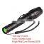 Most Powerful Fluorescence Switch LED Flashlight XML-T6 Zoomable Most Powerful LED Flashlight