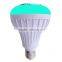 12W E27/B22 base LED Buletooth speaker bulb with remote controller