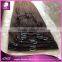 Best selling human hair clip in hair extensions for Brazilian afro straight clip in hair extensions for fashion women