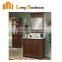 LB-LX2078 modern solid wood double basin bathroom cabinet