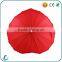 Hot sale promotional fashion heart shaped wedding umbrella