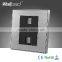 2015 China Hot Sale Wholesaler Wallpad Luxury Wall Light Switch Panel Telephone Double TEL Socket