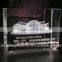 Customised Crystal or Artificial 3D Glass Cube Laser Engraved