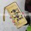 2016 England style wallet Popular Women wallet fashion Clutch Leather Wallet