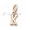 initial K charms alphapet K charms and pendants with different style