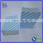 Blue and white strip printed for cheap paper food packaging bag