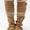 Unique Knee above Knitting Socks Women Leg Warmers Adult Button Lace Knee Boots Winter Leg warmer                        
                                                Quality Choice