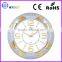 12 inch plastic pretty flowering clock