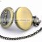 wholesale Antique brass pocket watch necklace as Best love for dad