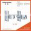 T shape decorative shelf support brackets glass holding clips
