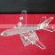 wholesale crystal plane model decoration