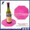 Holiday Gift Unique Design Collapsible Silicone Wine Coaster Tote Wine Bag