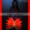 White Light Up Tutu Skirt / LED Belly Dance Wings with Wifi Remote and Wireless DMX 512