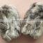 Vintage Vogue Janpanese Style Natural Color Rabbit Fur Leg Warmers