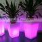 led lighted planter pots led PLASTIC FLOWER POT led flower vase light