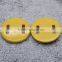 yellow round plastic connector buckle for swimwear