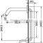 Hotel Basin alloy sensor automatic water tap