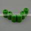 Green painted cup + E27 lamp holder