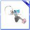 Wholesale Fashion Custom Zinc Alloy Gold Metal Bag Keychain