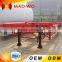 new design 3 axle extendable lowbed skeletal semi trailer