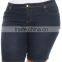 2015 embroidery back pocket jean shorts women colombian butt lift jeans wholesale JXQ972