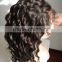 12 inch natural color curly virgin full lace wigs human hair