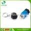 ABS material 25-50LUM button battery led flashlight keychain