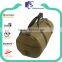 Cheap 600d polyester round shape mini sports bag