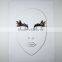 Custom Halloween temporary makeup face tattoos glitter face tattoos waterproof face stickers manufacturer