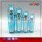 wholesale acrylic bottle blue color 15ml 30ml 50ml 80ml 120ml capacity bottles cosmetic drum bottles round cosmetic bottle