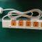 New design 4 gang universal pin extension with double USB