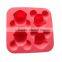 New Baking Product 2015 4-cup Silicone Baking Mickey Molds