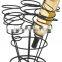 Icegreen Black Metal 6 Bottle Bouquet Wine Rack/Organizer